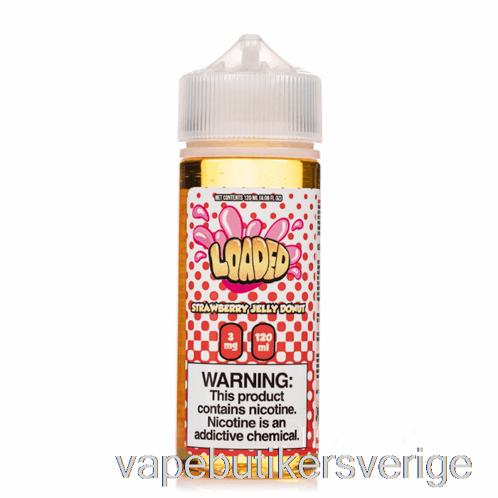 Vape Sverige Jordgubbsgelé Munk - Laddad E-vätska - Hänsynslösa ångor - 120ml 3mg